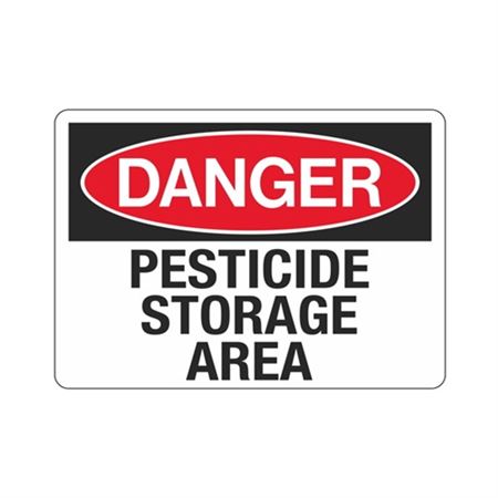 Danger Pesticide Storage Area (Hazmat) Sign